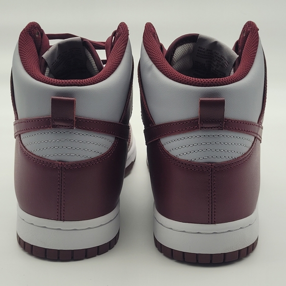 Nike Dunk High Dark Beetroot DD1399-600, Mens Size 11.5 - Worn Once, Like New! - Picture 5 of 10